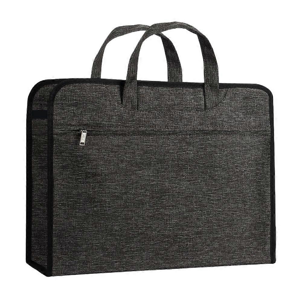A4 Large Capacity Handbag File Bag Three dimensional Thickened Business Bag