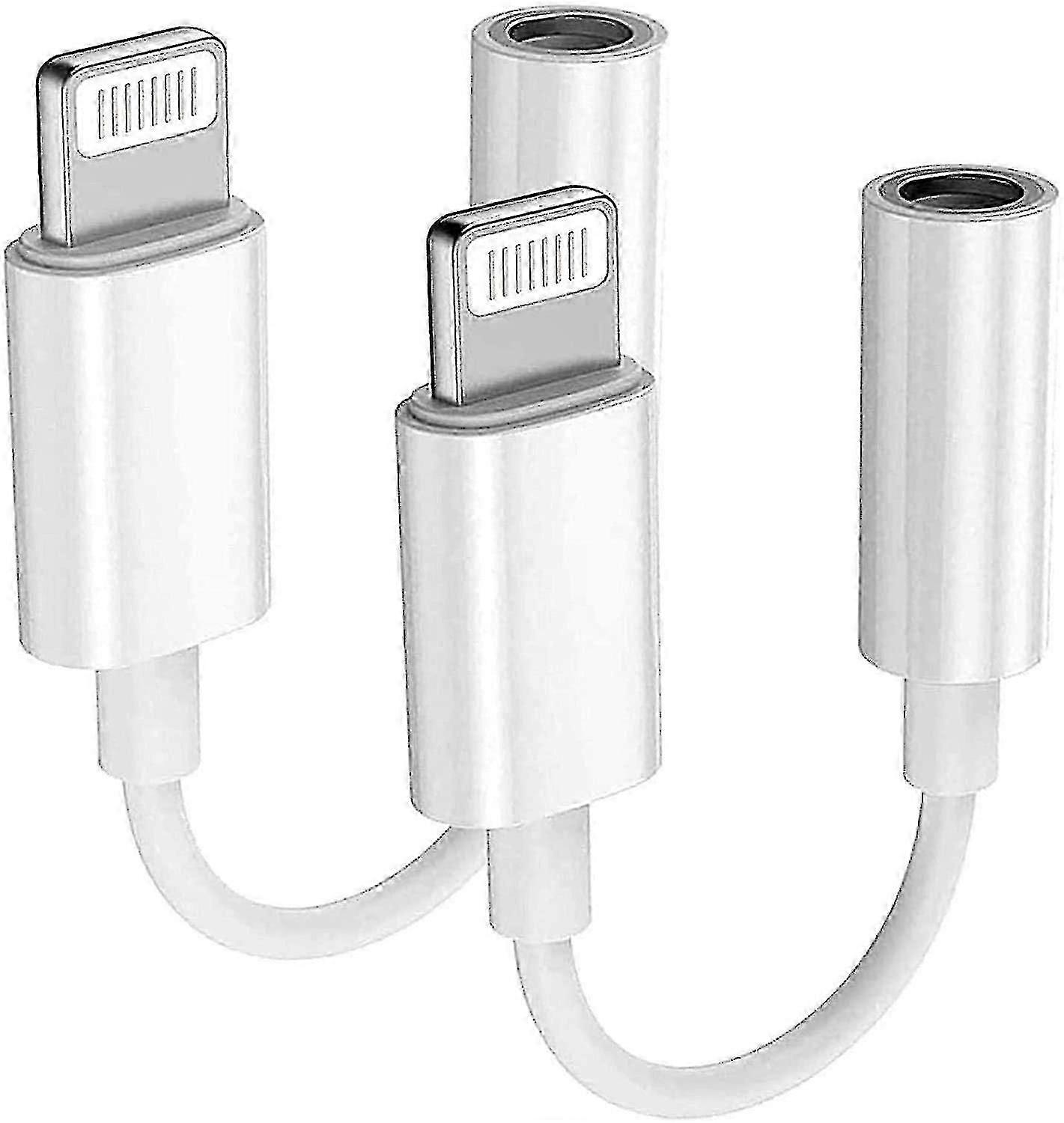 2 Pack-Apple Lightning a 3,5 mm connettore adattatore per cuffie