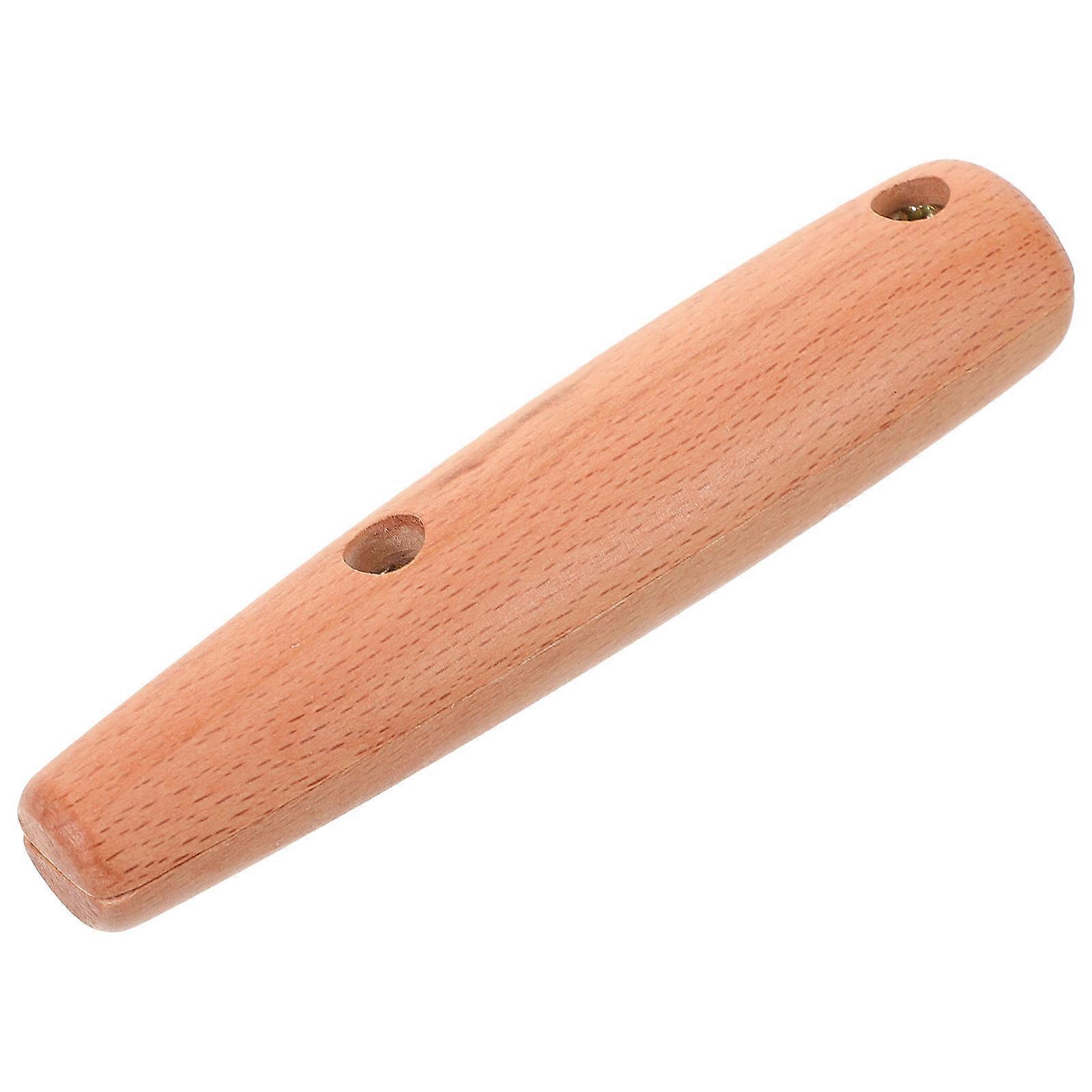 Wood Handle Replacement Detachable Pan Handle Cooking Wood And Iron 1Set