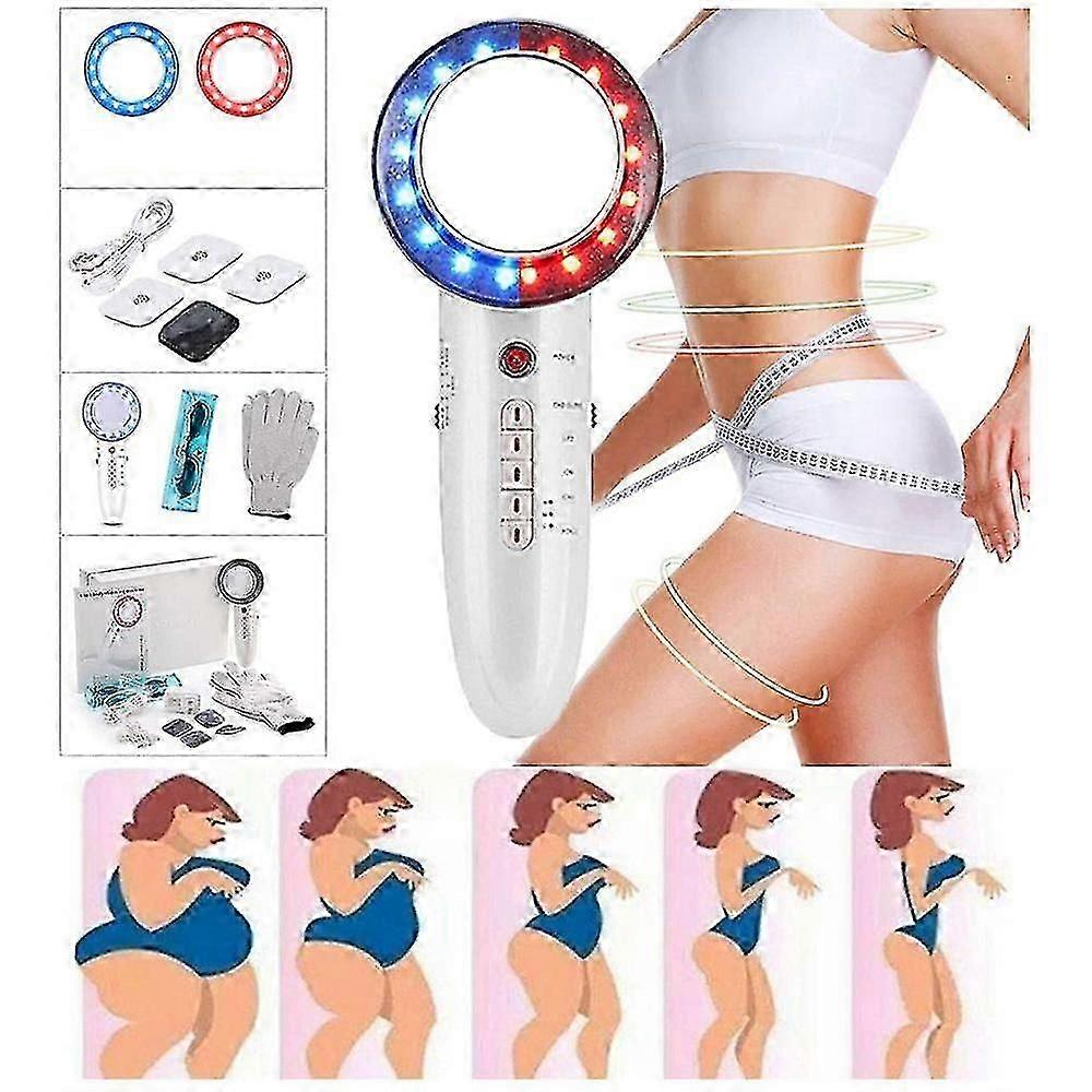 6 in 1 Body Shaping Machine Slimming Device EMS Led Therapy Cellulite CavitationUltrasonic Fat Removal Device
