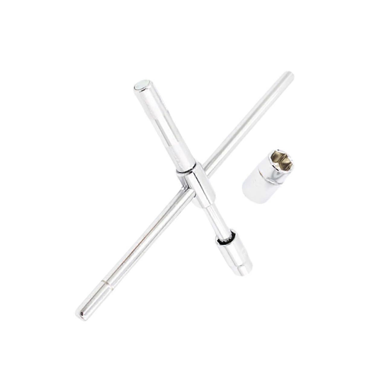 Hand Tool Telescopic Lug Wrench Set with Sockets for Easy Tire Change, NonSlip Grip, Durable and SpaceSaving for Cars