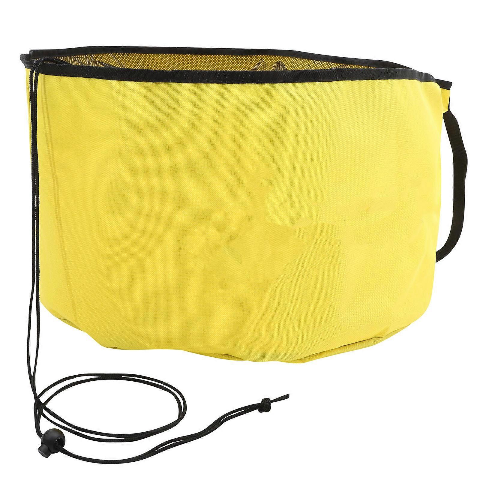 Water Hose Organizer Cord Management Rectangular Shape Yellow Color 600D Polyester Material 1Pcs