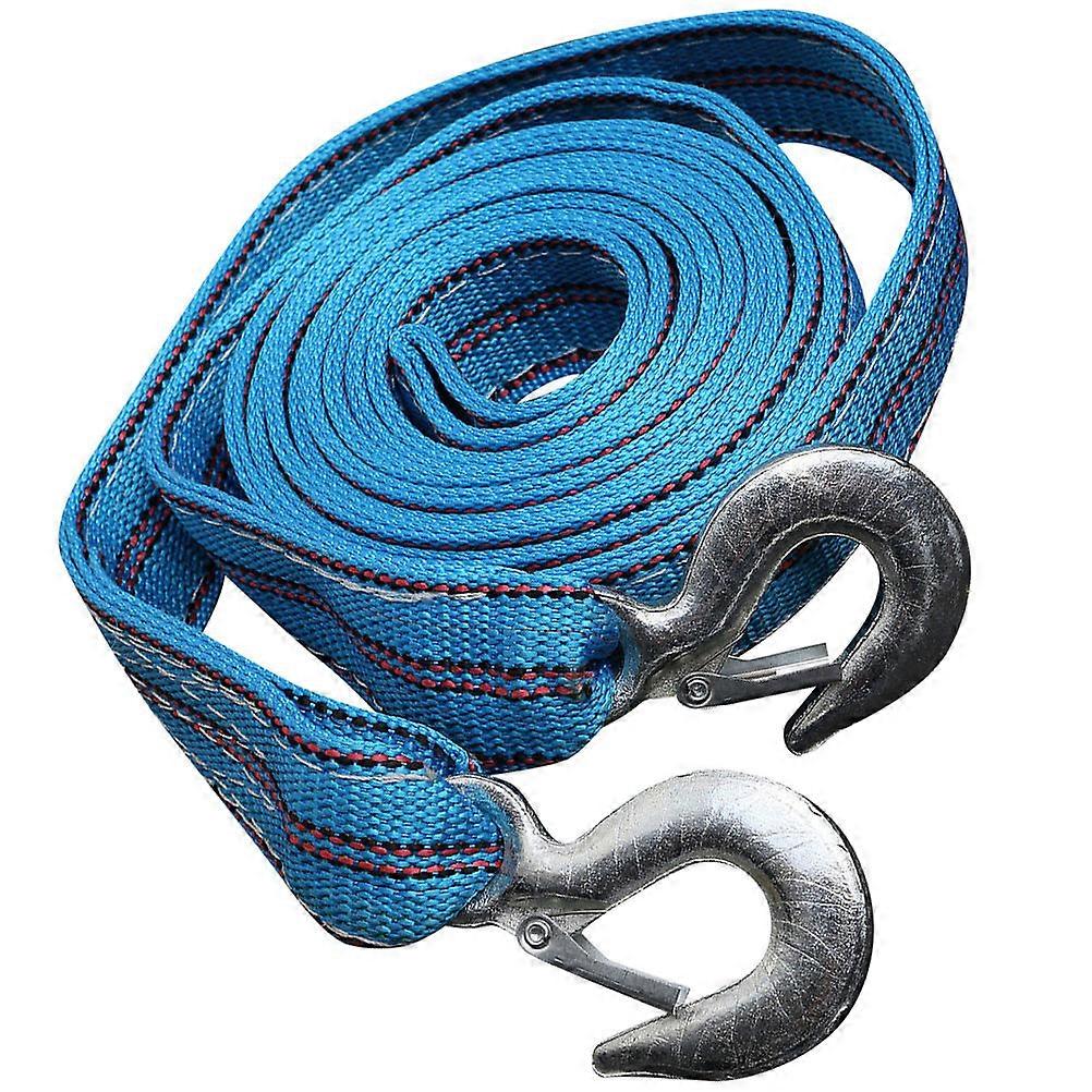 Emergency Tow Strap Vehicle Tow Strap Trailer Rope Practical Drivers Adventure Enthusiasts Polyester 1Pcs