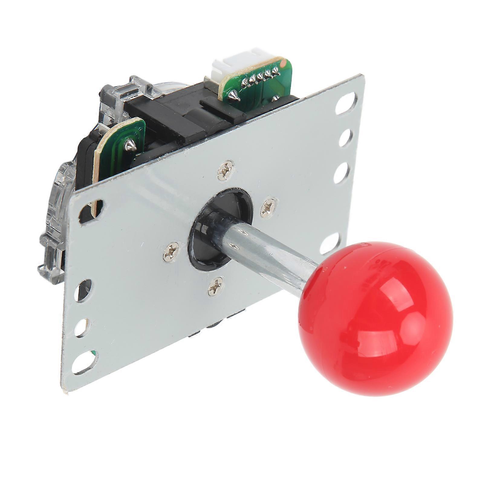 DIY USB Controller Computer Rocker Game Stick Joysticks with Control Chip for Arcade Game Red 