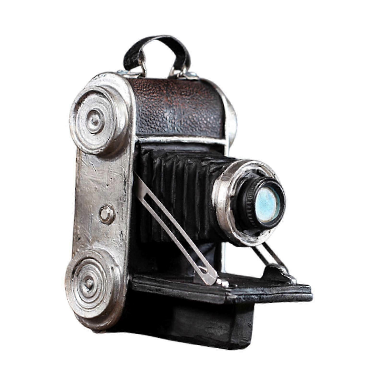 Camera Statue Model Sculpture Resin Showcase Decorative Prop for Bar Friends 13.5cmx8cm