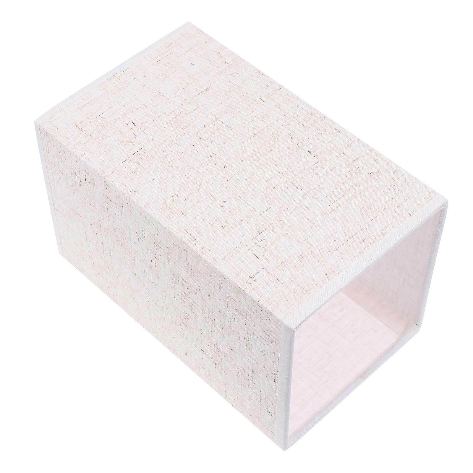 Lamp Shade Cover Square Cloth Lamp Shade Bedroom Living Room Wall Lamp Floor Lamp Ceiling Lamp Fabric 1Set