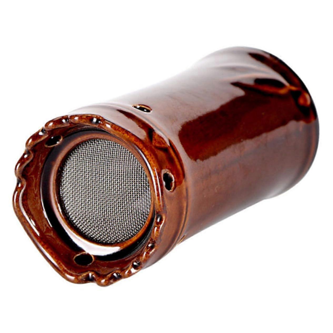 Moxa Face Ceramic Moxa Tin Moxibustion Device with Fine Ash Collection, Comfortable Grip, and Durable Design