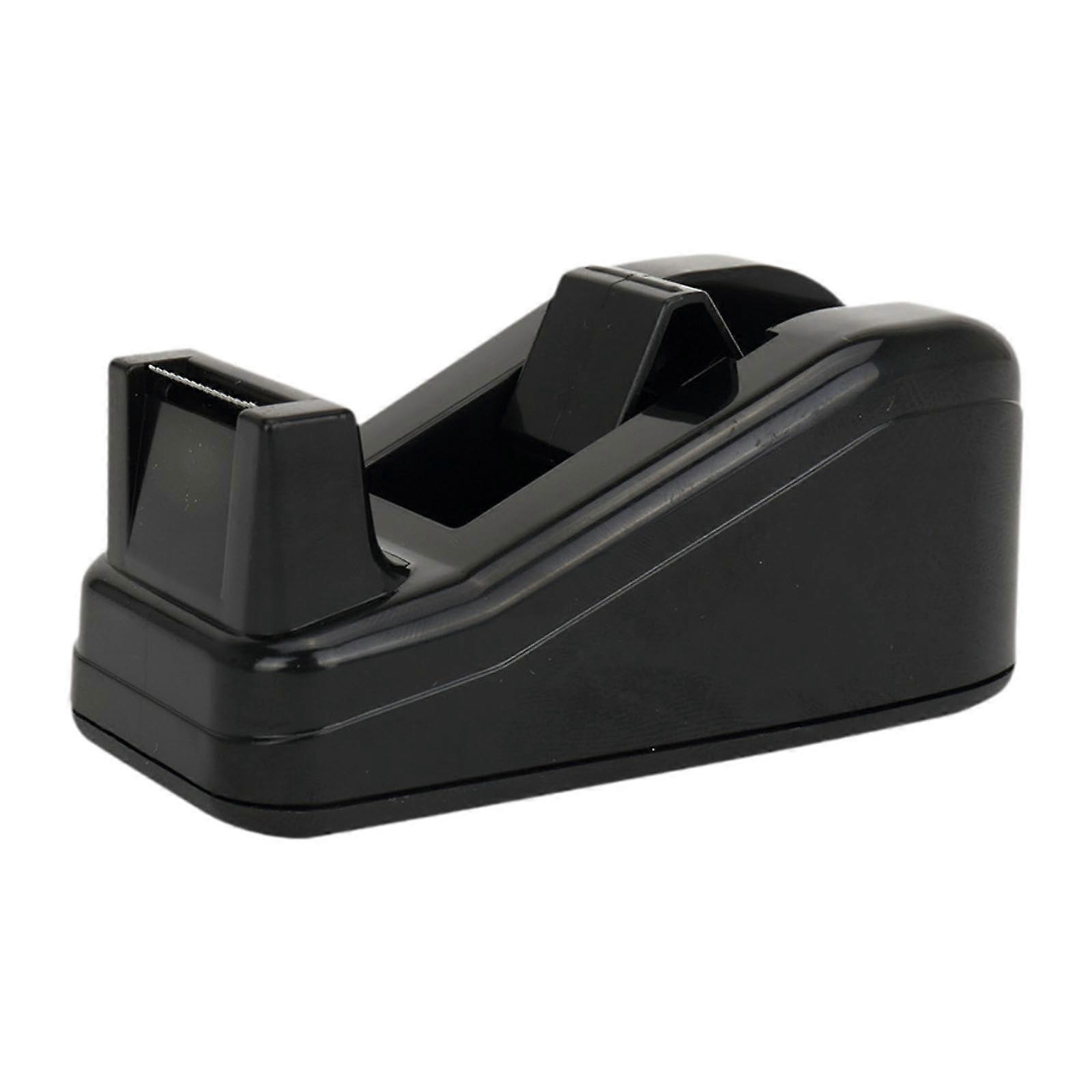 Desktop Stable Base Tape Dispenser Compact Practical Sticky Roll Holder Tape Cutter for Home Crafts Gift Wrapping Library