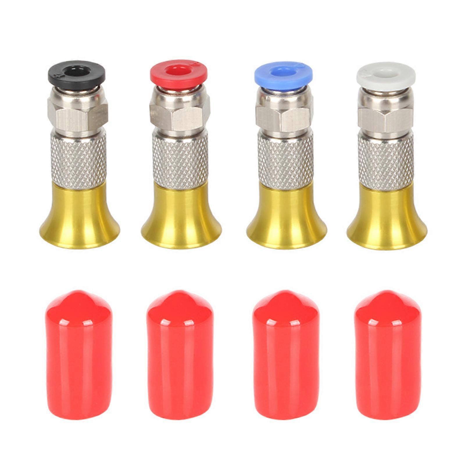 PC4 Pneumatic Fittings Kit Highly Temperature Resistant For 3D Printer Accessory Stable Material Feeding Multicolor