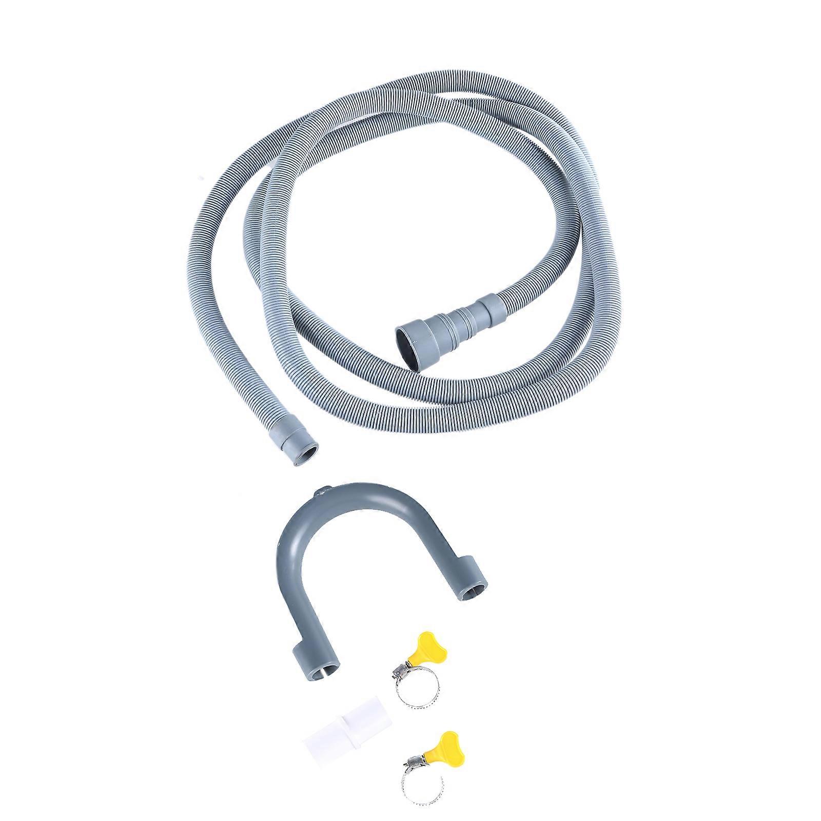 Stable Pipe Fitting set with Downpipe/Attachment/Bracket & Clamps Home Plumbing Package set for Various Installations Multicolor