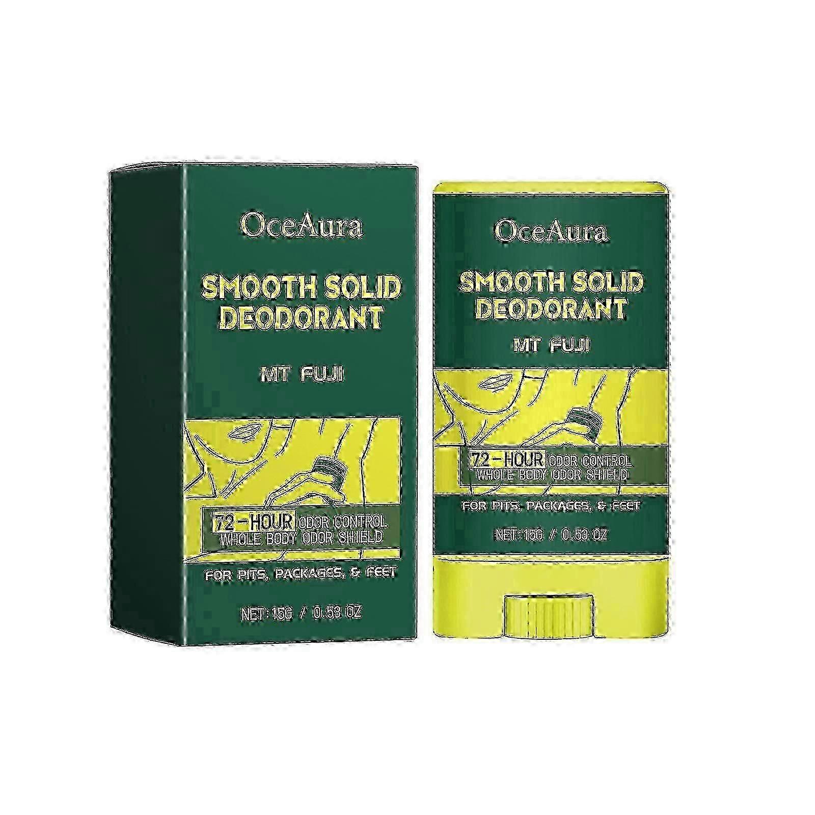 Smooth Solid Deodorant, Body Underarm Body Odor Perspirant Deodorant Refreshing Deodorant Stick