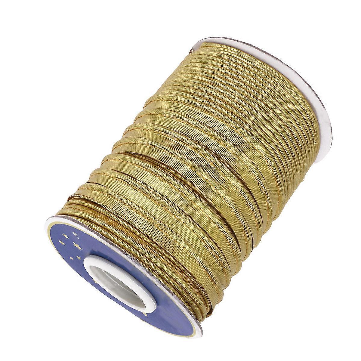 Cotton Lace Ribbon Trim Cheongsam Border Strip Golden Long Strip Style For Cheongsam Making 1Pack