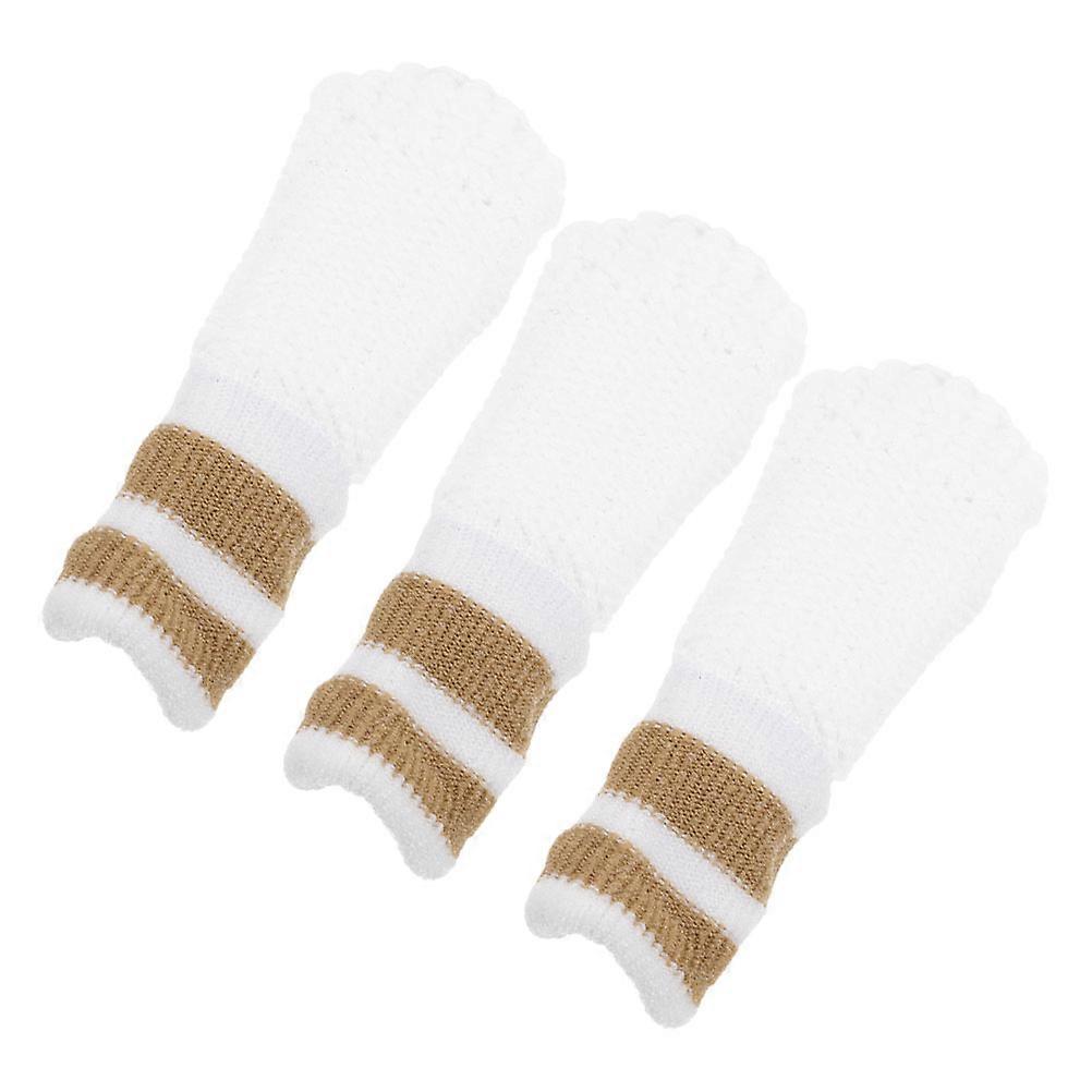 MLINS 3Pcs Dog Finger Toothbrush Nylon Finger Teeth Brush for Pets Teeth Cleaning