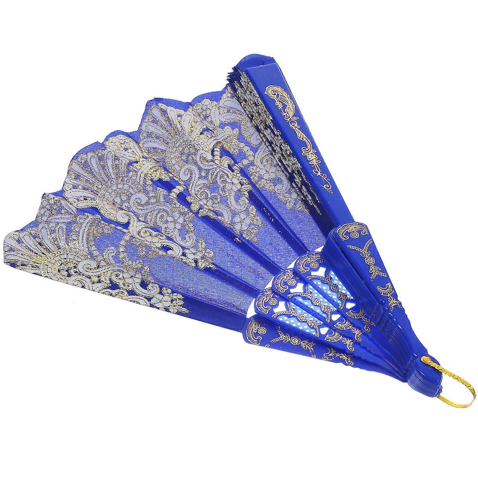 Chinese Style Foldable Fan Elegant Friends 1Pcs