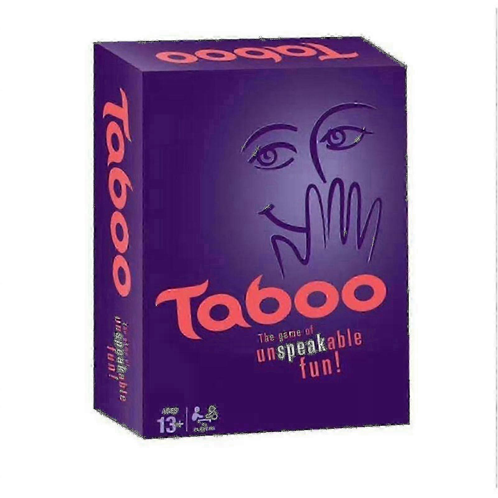 2025 Taboo Game Classic Hourglass Timing Family Board Game WHBYV