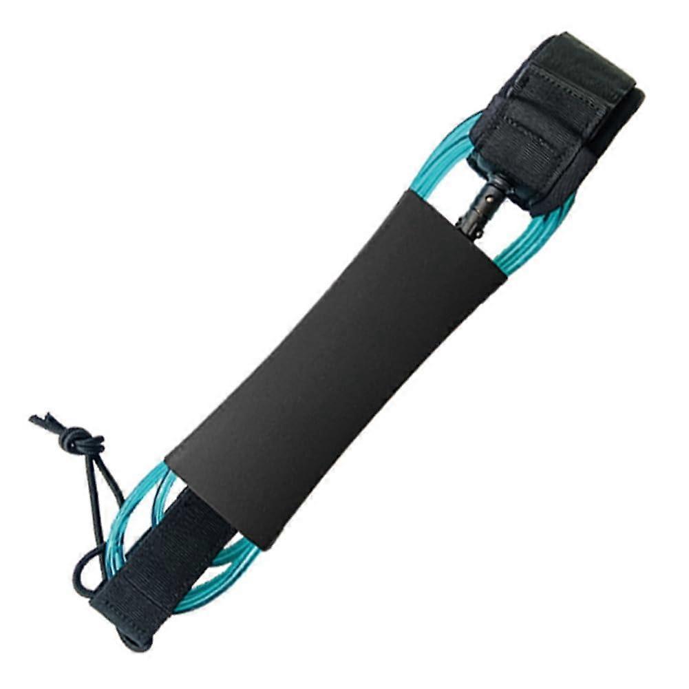 Stand Up Paddleboard Leash 7-Foot Blue Ankle Leash For Paddleboards And Longboards