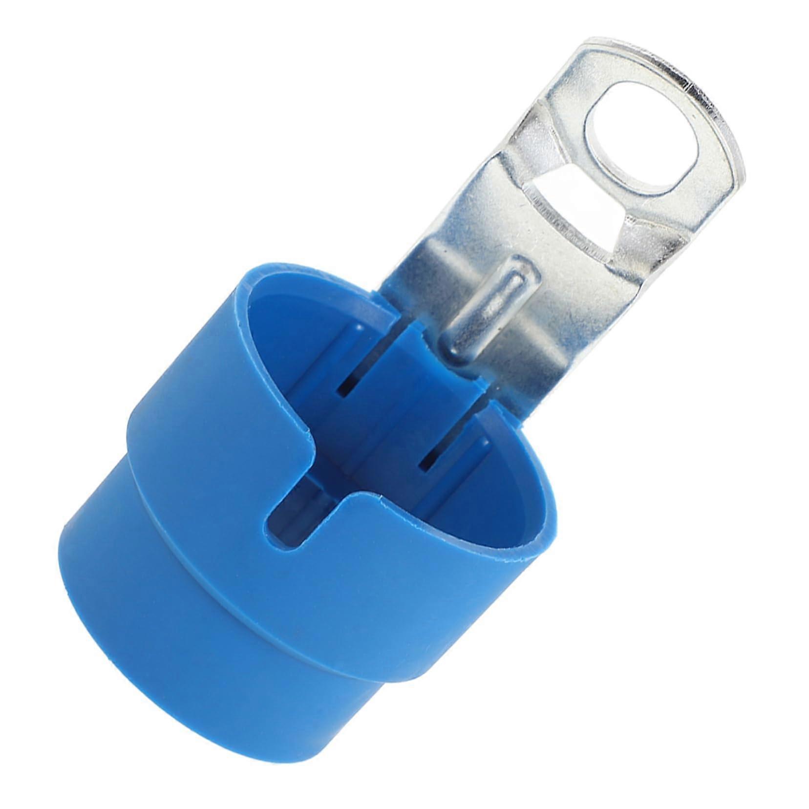 Trailer plug holder for pole plugs, waterproof adapter for stable connection, versatile for use with caravans and trailers.
