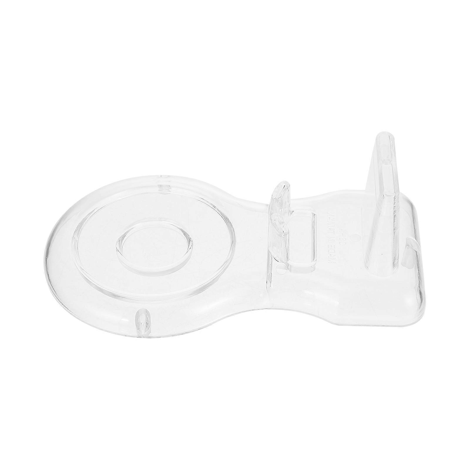 Acrylic Coffee Cup Display Rack with Saucer Holder – Transparent Tray Stand for Kitchen or Dining Room – Versatile Cup and Plate Organizer – Sturdy &