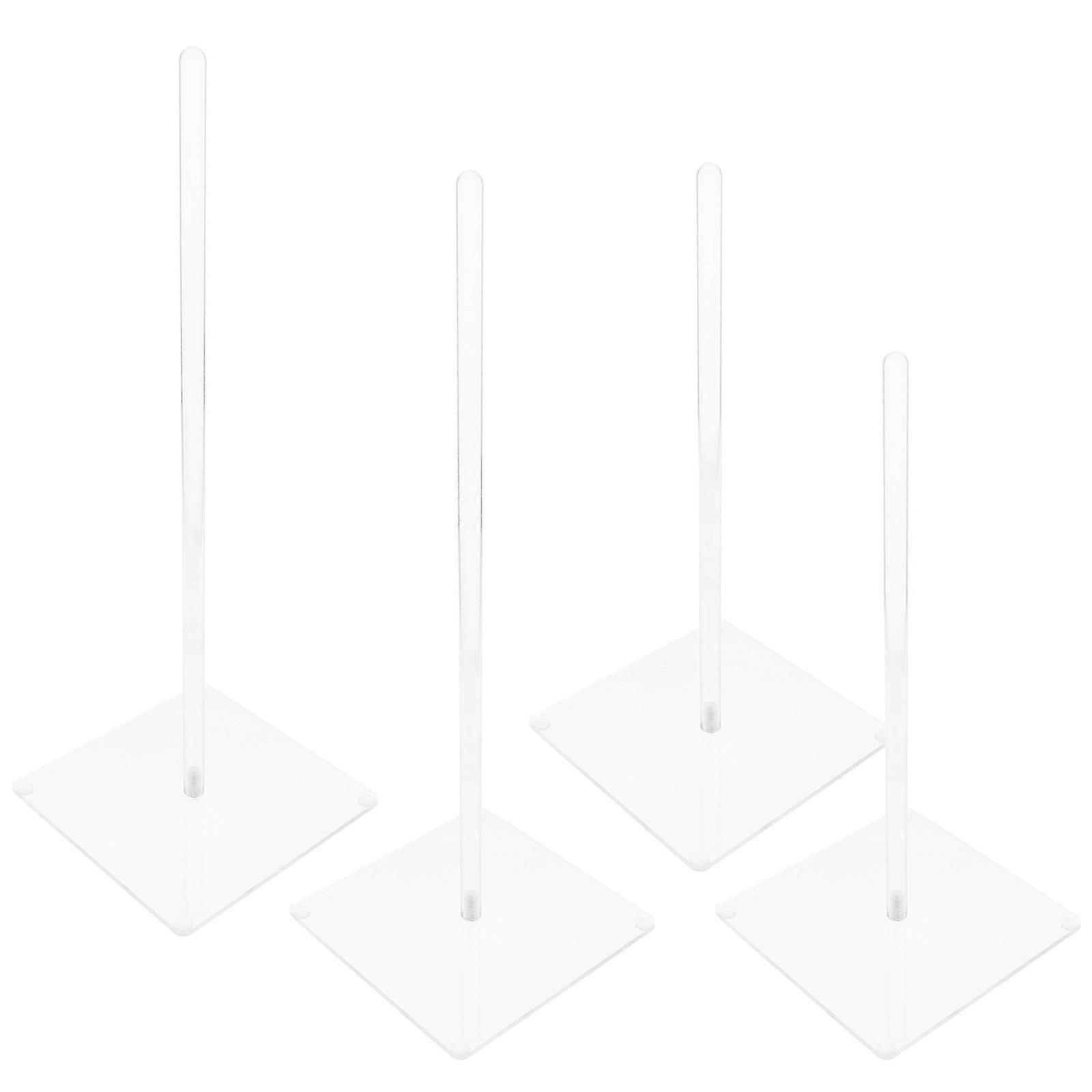 Rectangular Donut Display Stands For Birthday Celebrations 25.40X12.50X12.50CM Practical 4Pcs