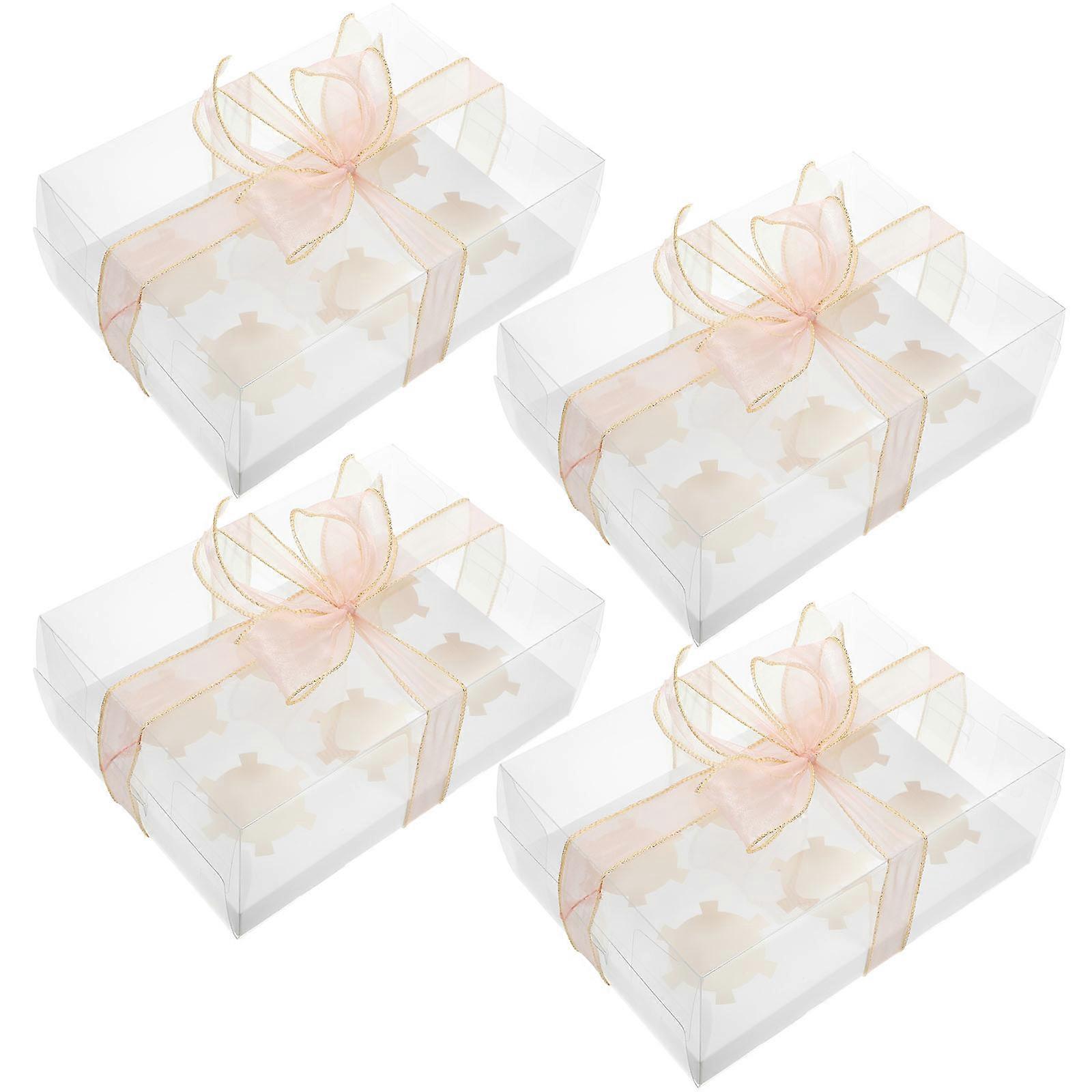 Cookie Boxes Clear Cupcake Boxes Wedding Party Anniversary Christmas Celebration 26X18X10CM