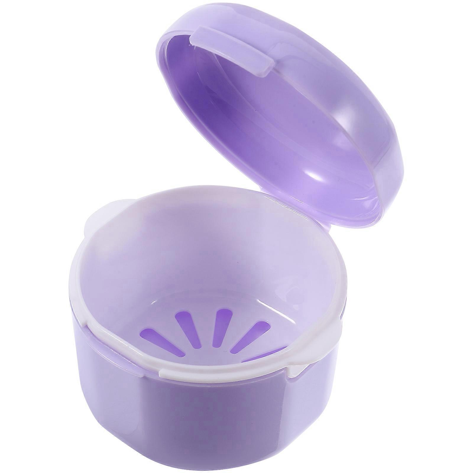 Household Retainer Case Convenient Denture Box Daily Use Denture Container