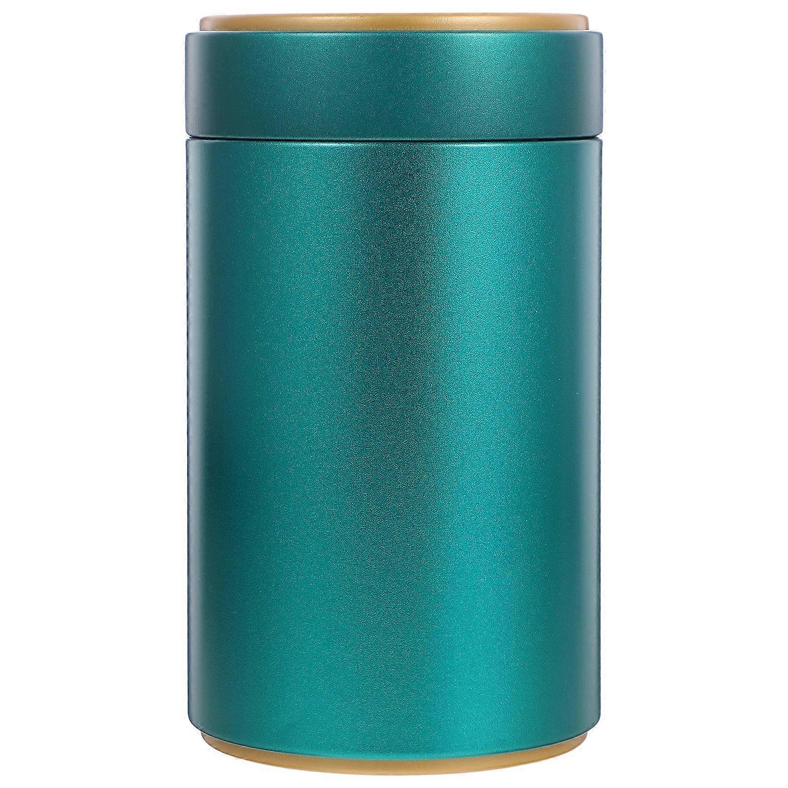 Tea Containers Round Shape Tinplate Material Air-Tight For Household Users 3Pcs