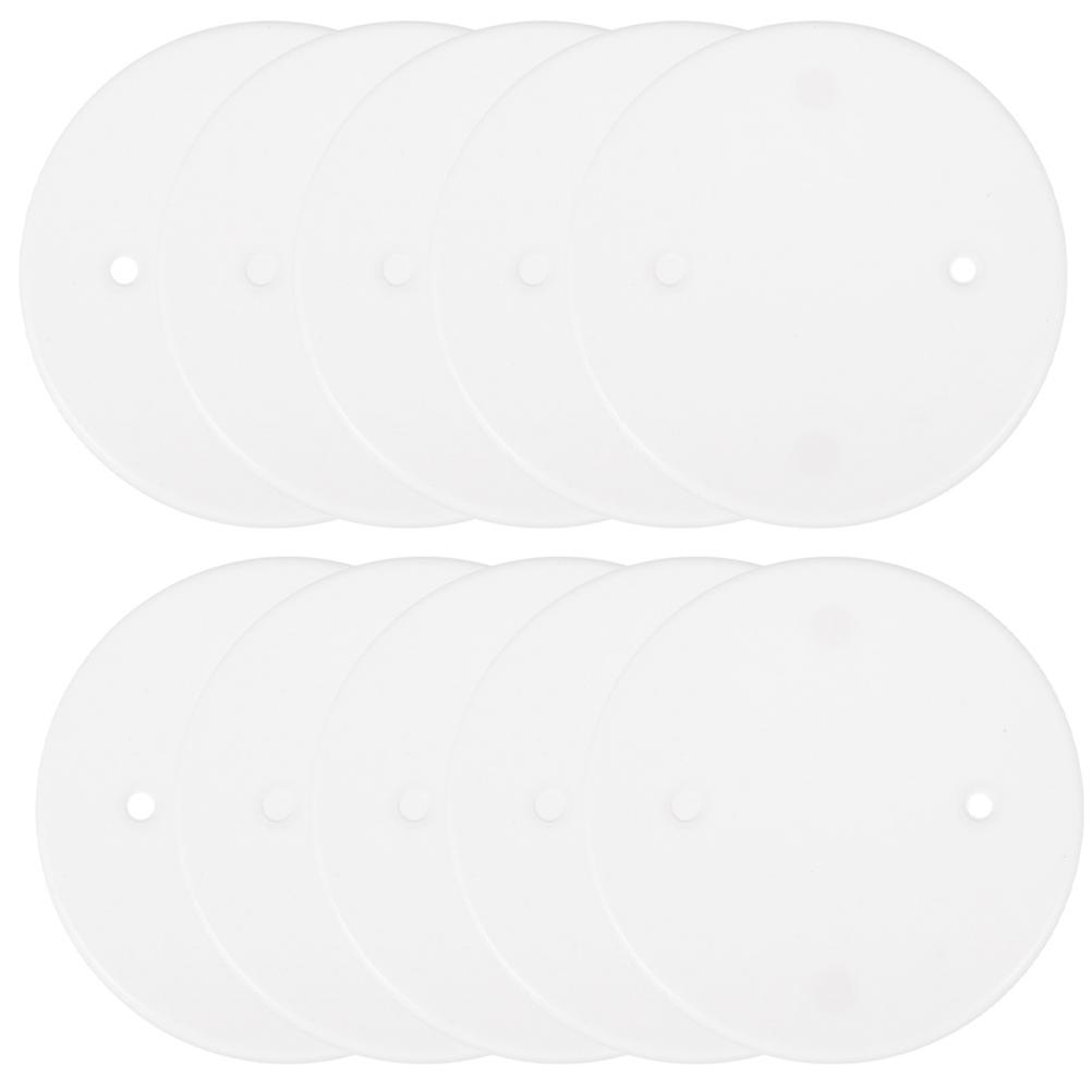 Ceiling Cable Cover Weatherproof Cover Plates For Electric Outlets DIY Users 60Pcs