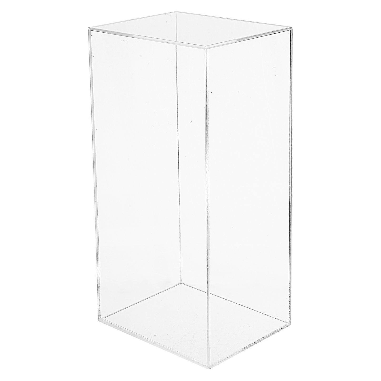 Clear Plastic Display Case For Miniature Figurines And Collectors 30x15x12cm Dustproof Display 1Pack