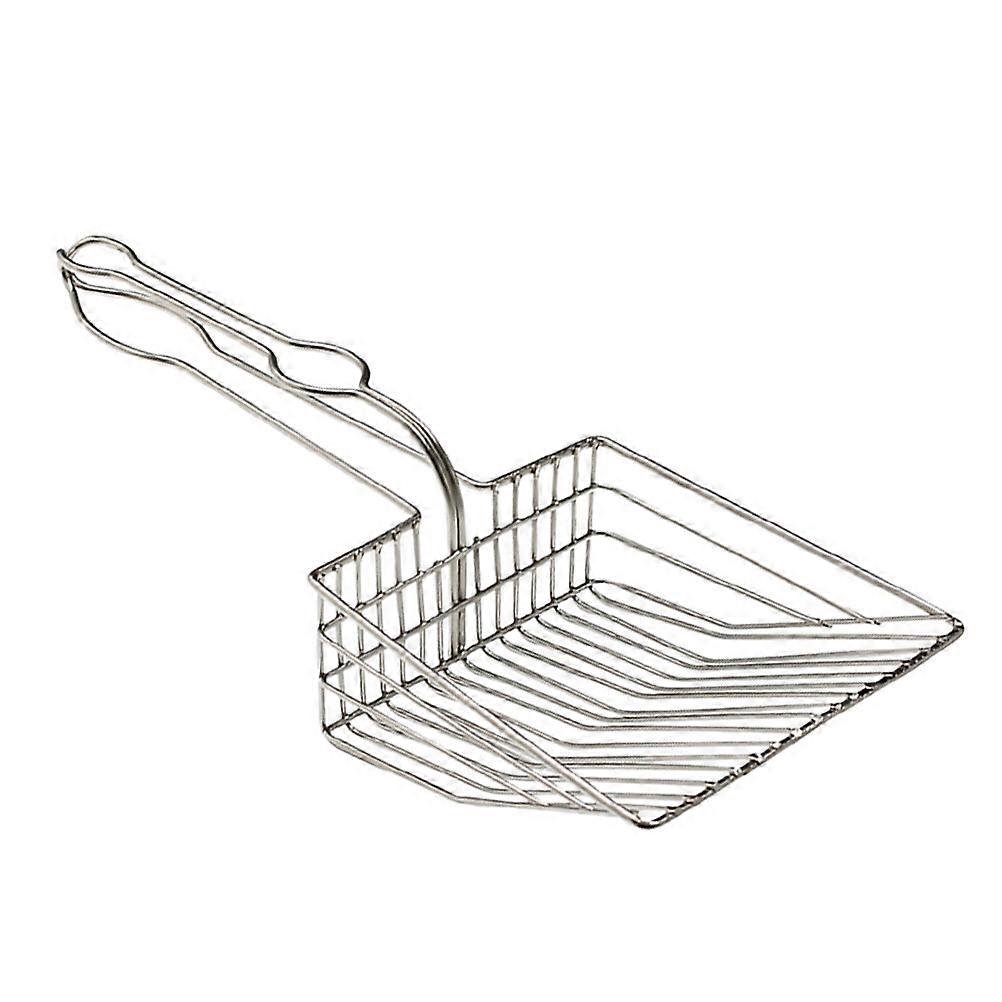 Stainless Steel Litter Scoop for Dogs and Cats – Long Handle, Comfortable Grip, Durable Design for All Litter Types
