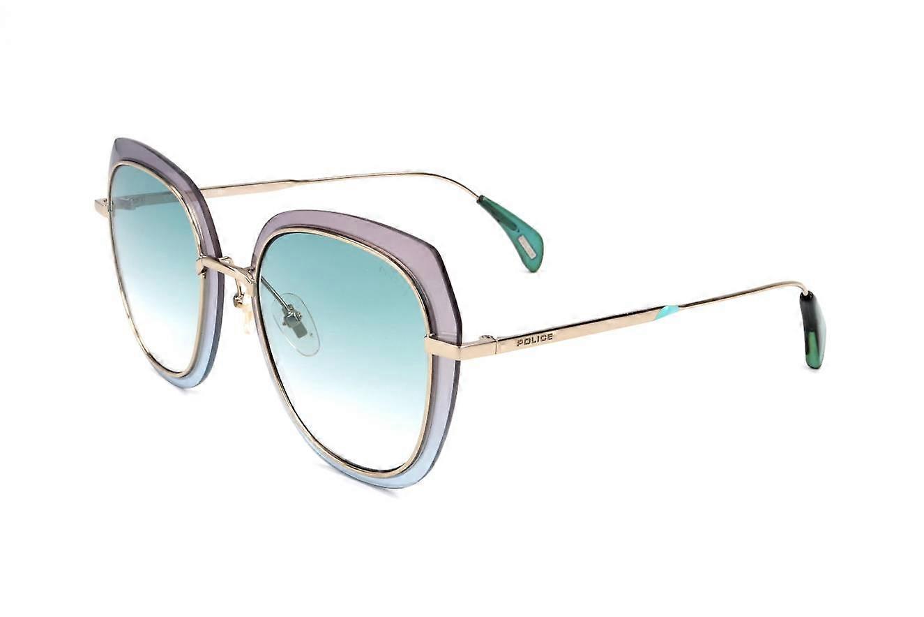 Sunglasses Police SPL831 0594 SHINY LIGHT GOLD 52/21/135 WOMAN