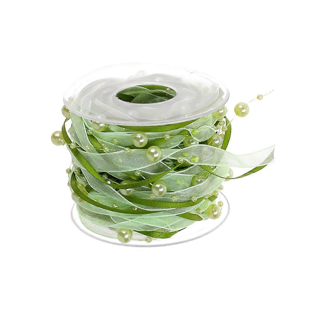 Sheer Glitter Yarn Ribbon For Craft Enthusiasts And Women Suitable For Wedding And Christmas Celebrations 1 Roll
