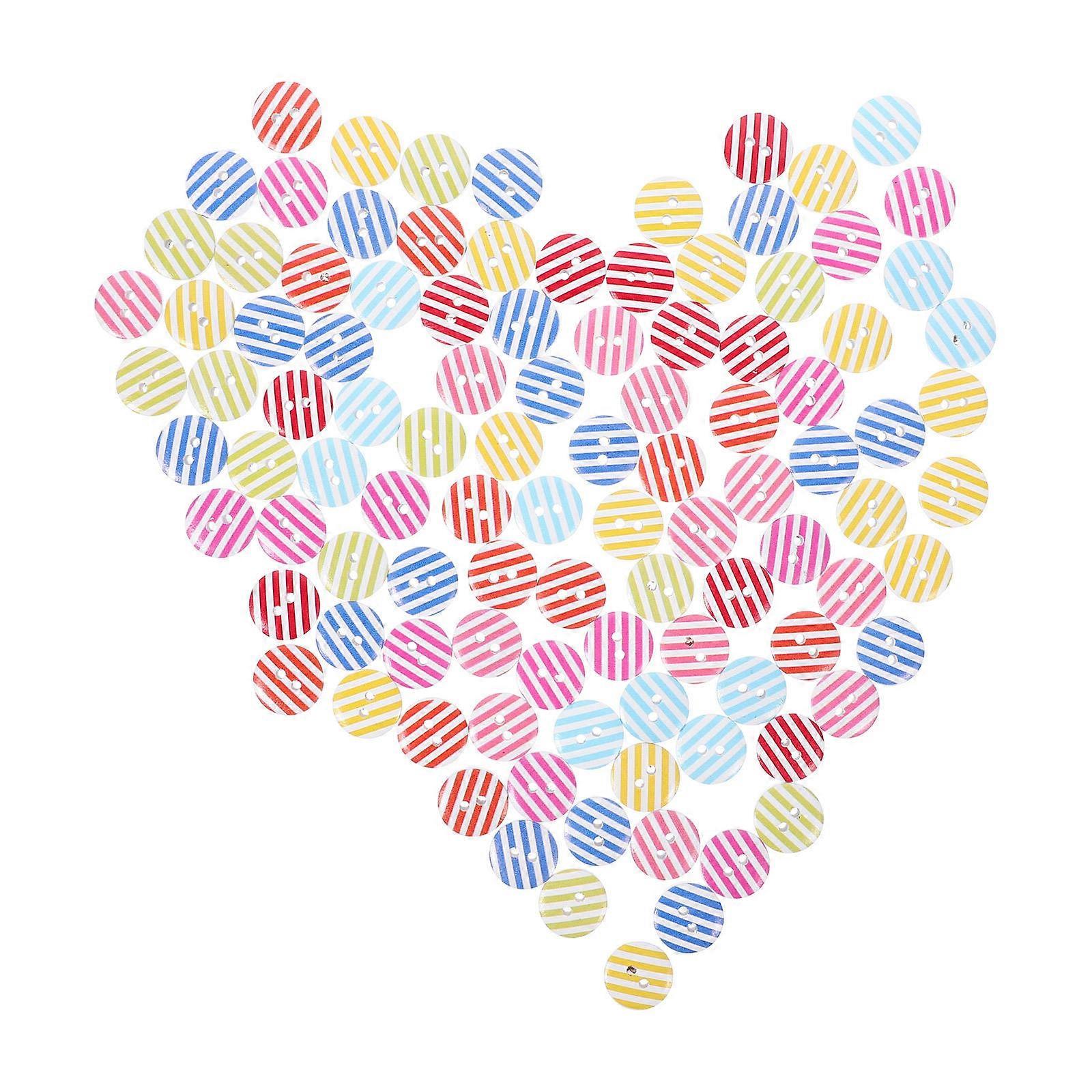 100pcs Colorful Suit Buttons for Multipurpose Sewing and Clothing