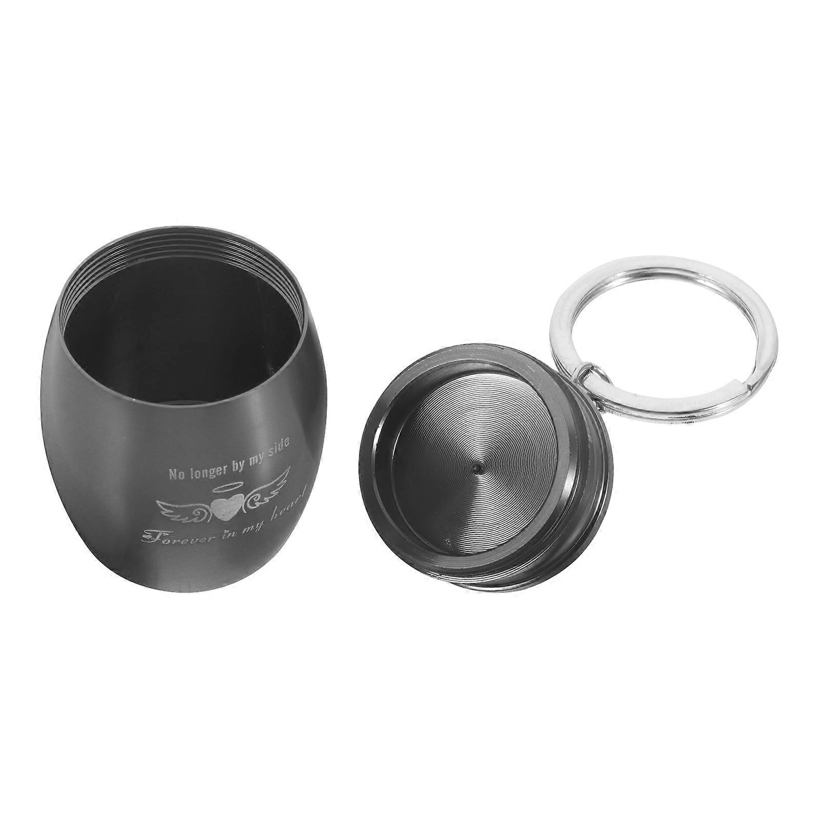 Pet Ash Container Pendant Durable Cremation Urn Keychain Memory Keepsake for Dog Cat Ashes Stylish Corrosion Resistant Memorial Accessory