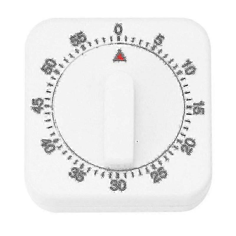 60-Minute Wind-Up Mechanical Kitchen Timer with Alarm for Cooking, Baking
