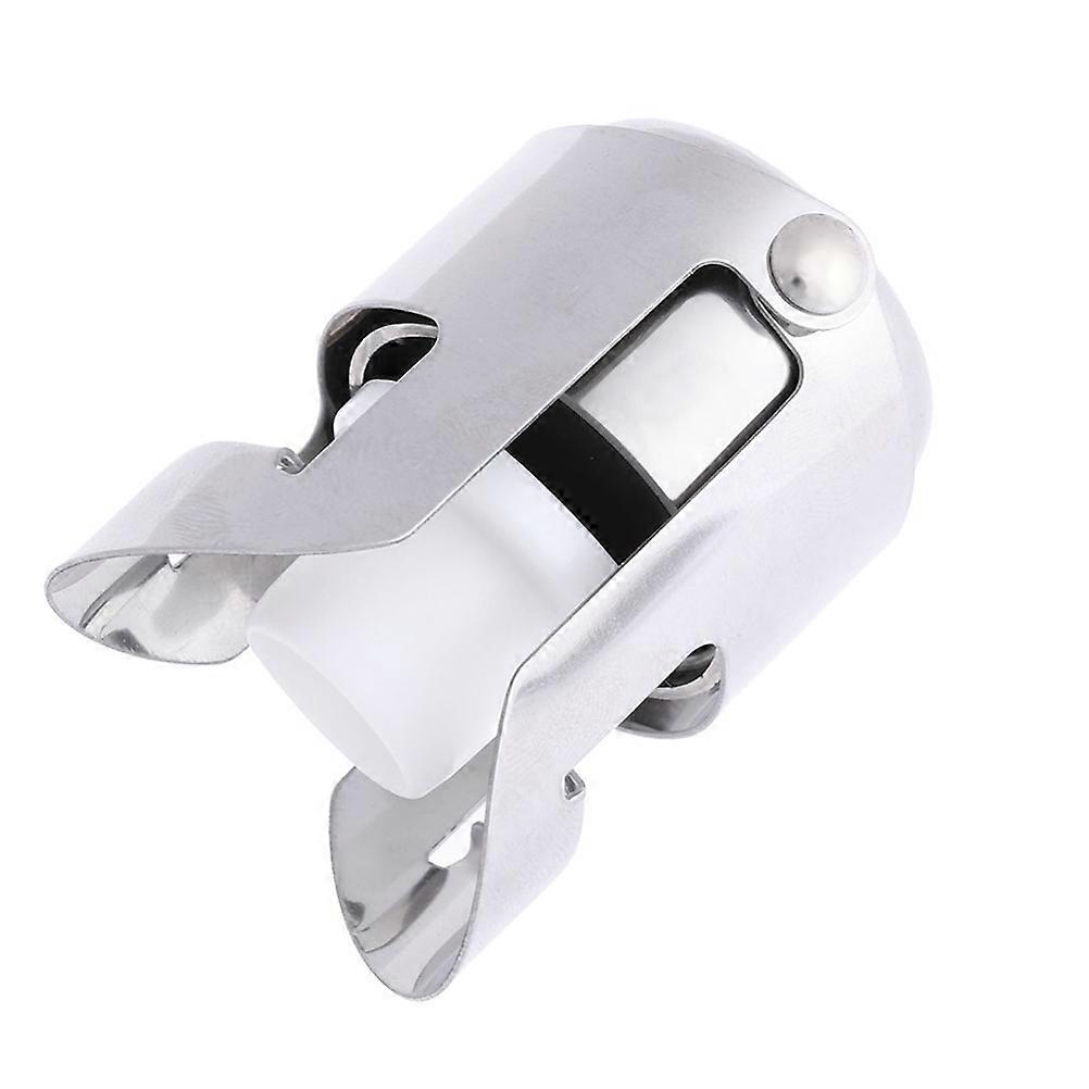 4pcs Stoppers and Pourers – Stainless Steel & Silicone Seals with Dispenser, Compact Design for Home Use and Parties, Easy to Use