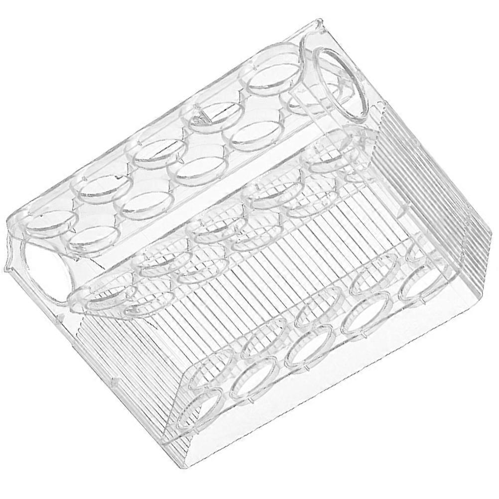 Partitioned Design Egg Rack For Fridge Egg Organization Accessories With Large Capacity For Refrigerator Storage 1Set