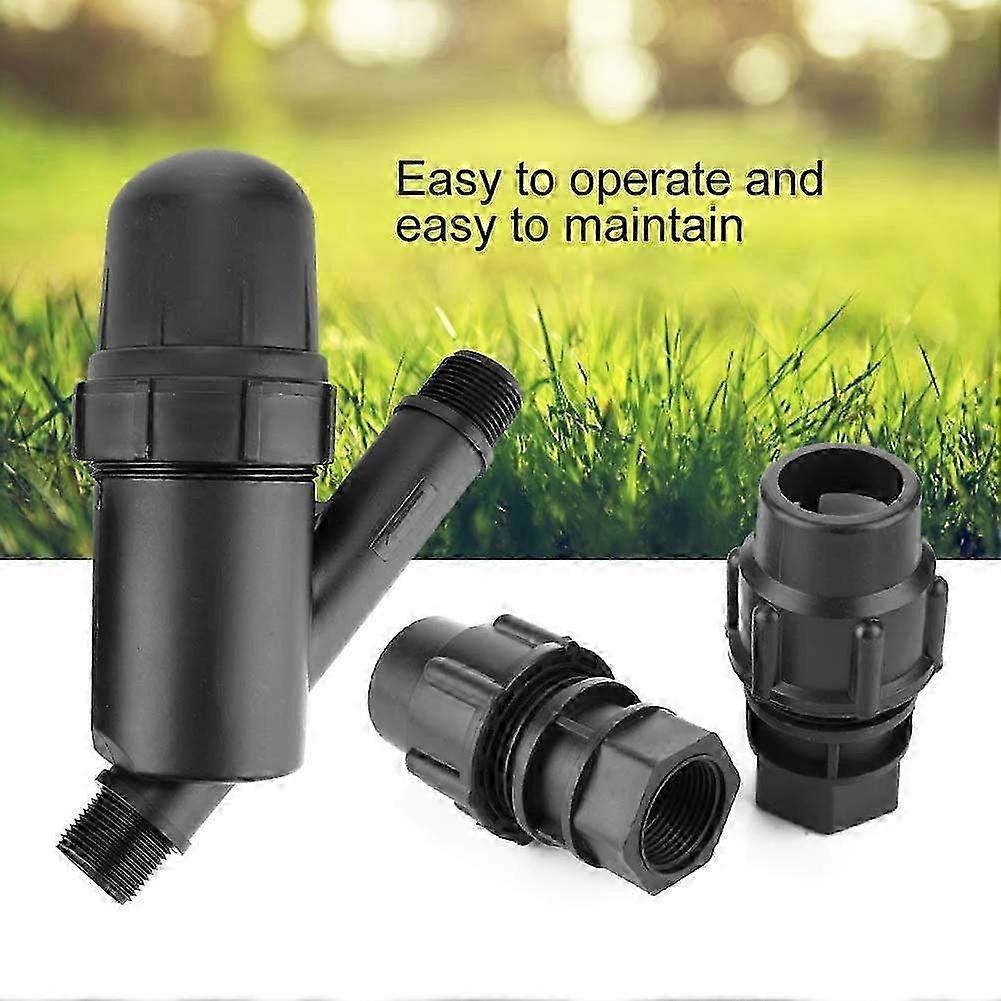 20cm Disc Filter for Drip Irrigation & Water Tank Pool Pump - Includes 2 Joints for Easy Installation