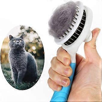 Pet Grooming Tool, zelfreinigende slickerborstel voor katten en honden