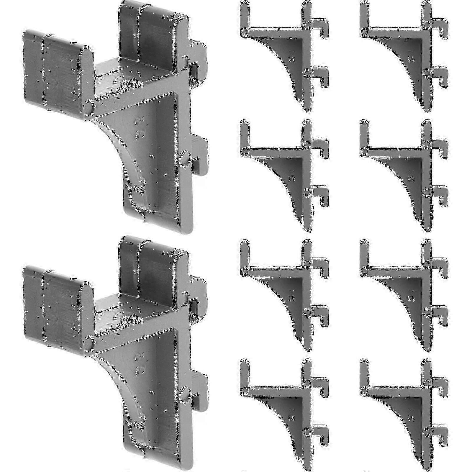 Freezer shelf clips 10pcs for refrigerator plastic shelf support clamp