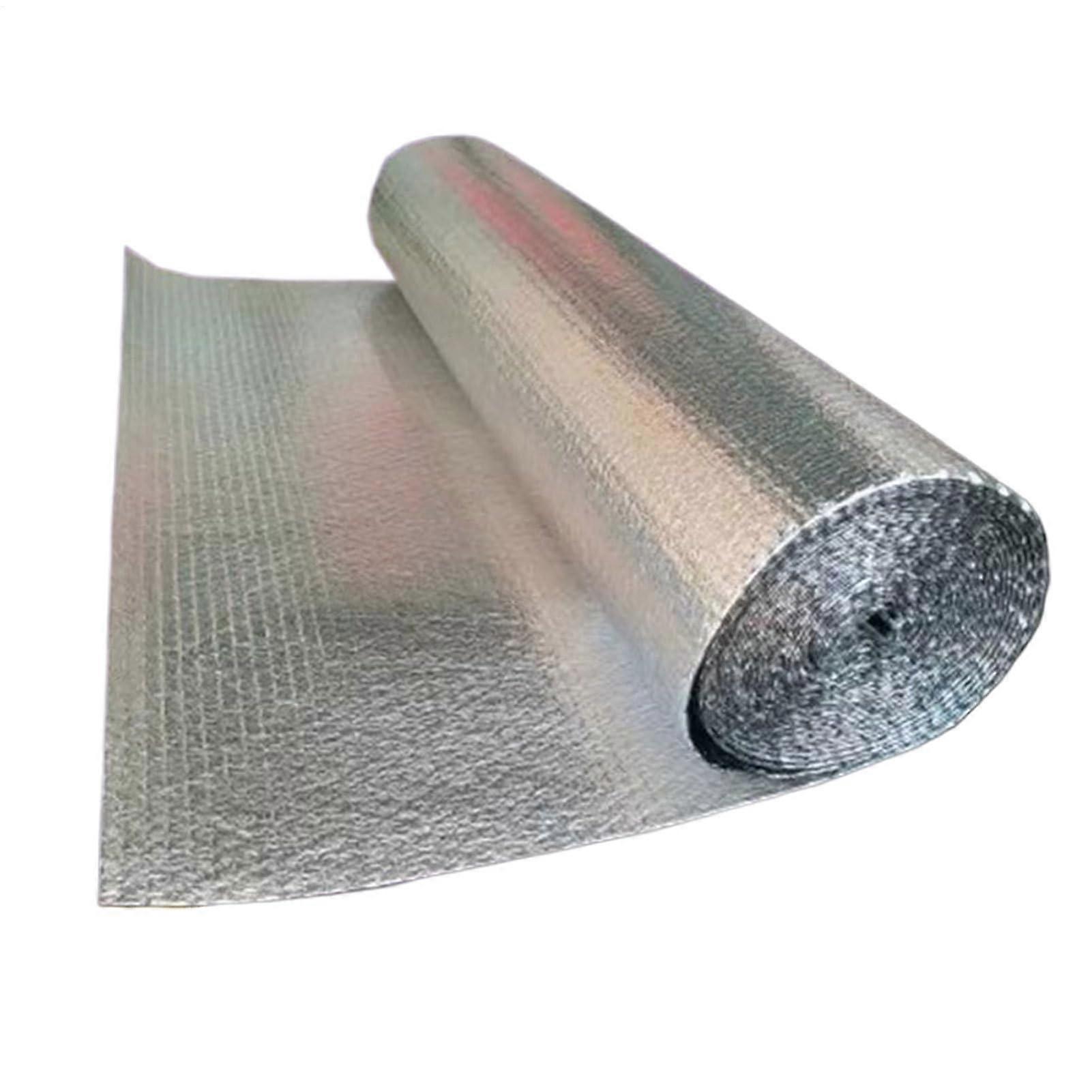 Wanddämmrolle Aluminium Blasenfolie Isolierung für Dachboden Attikawände Rohrleitungen 1,2m x 10m Wärmeschutzfolie