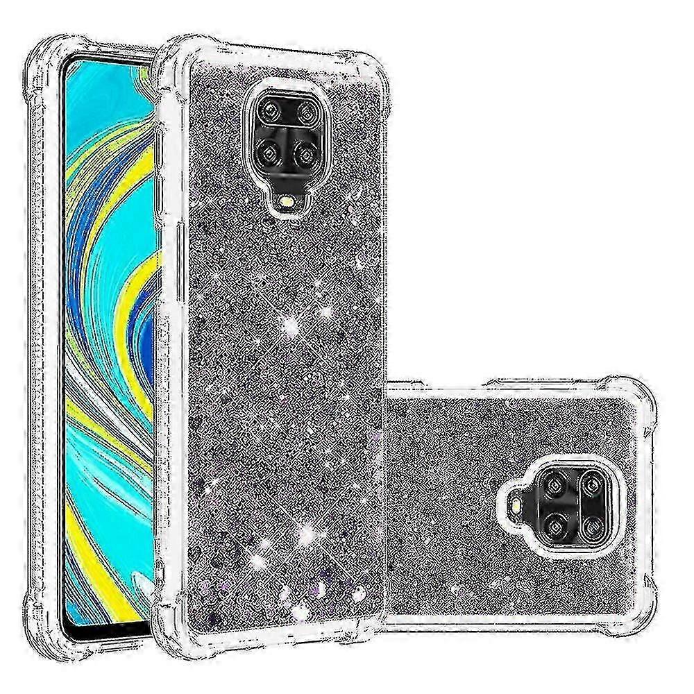 Glitter Liquid Case for Xiaomi Redmi Note 9s/9 Pro/9 Pro Max - Purple