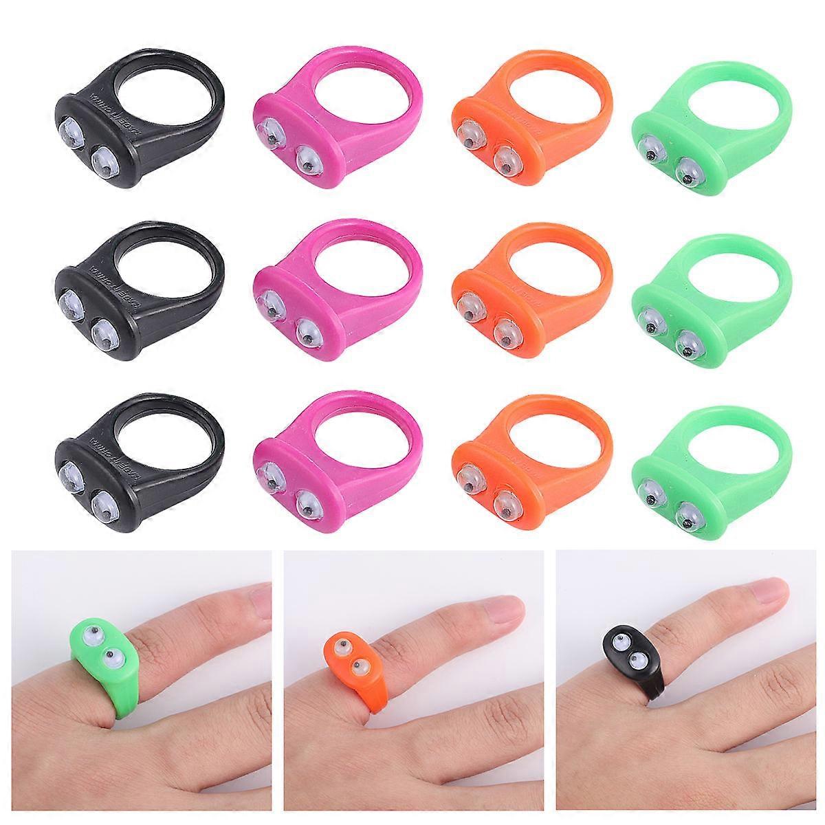 Finger Toys for Kids, Creative Plastic Rings for Halloween Parties and Events
