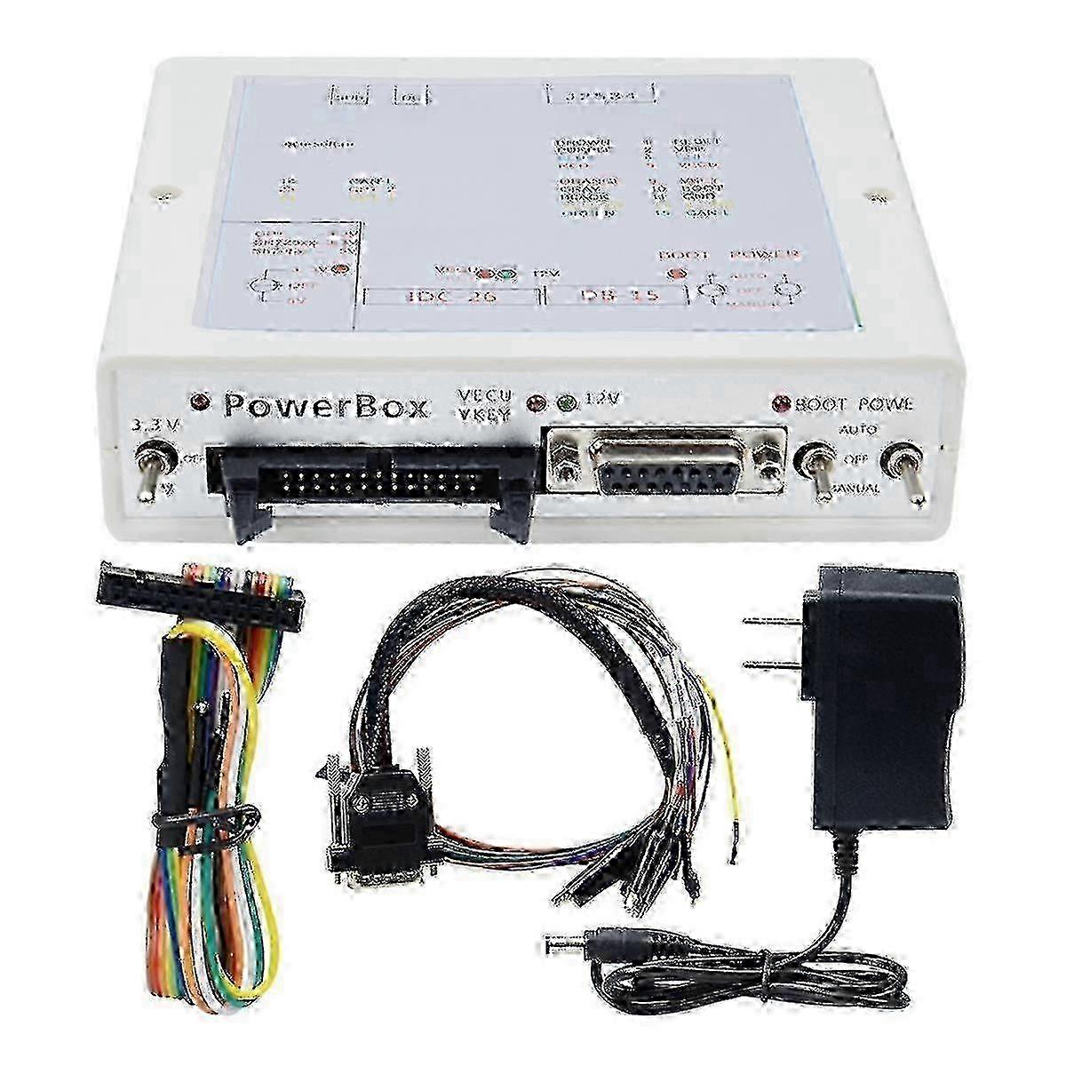 J-tag pentru bliț de marcă compatibilă prin J2534 Funcționează Flash ECU Software OBD ECU Programator Power Box cu 3 comutatoare US Plug SZRH A-YH