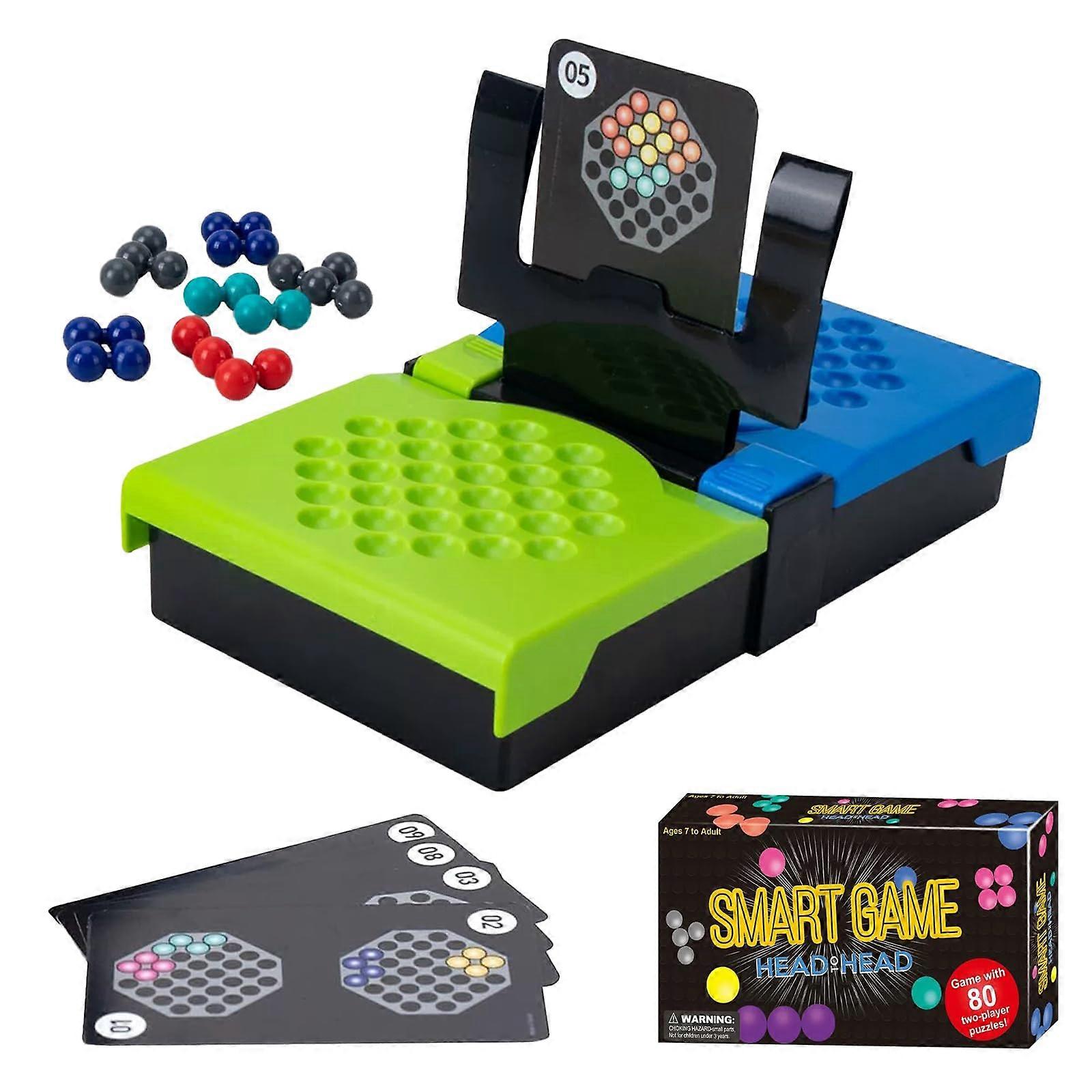 IQ Puzzler Pro 3D Logic Puzzle With 80 Challenge Types For 2 Players Ages 6 And Up, Relaxation