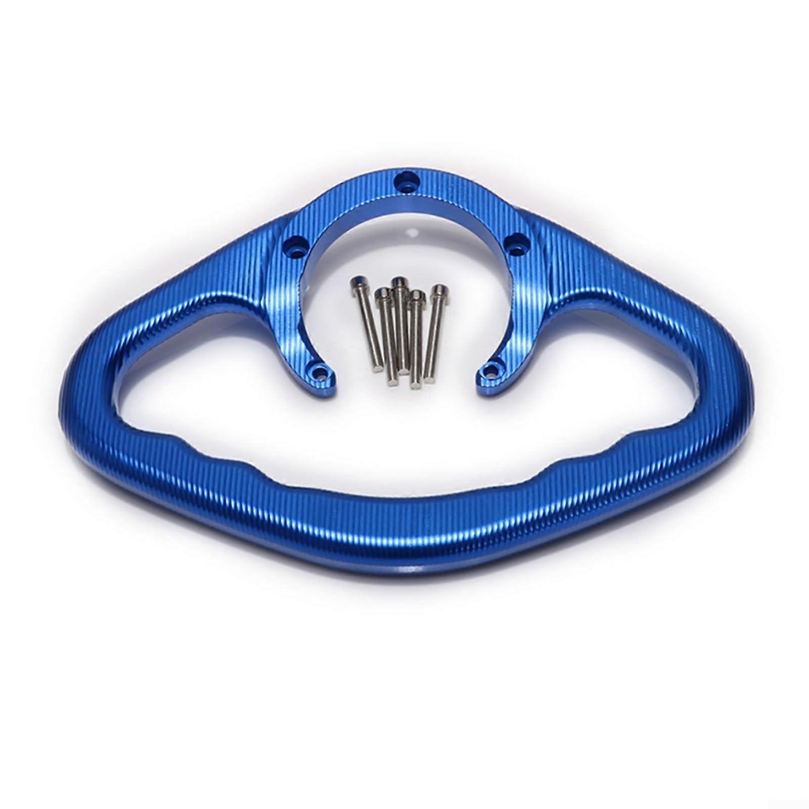 Motorcycle Passenger Tank Grip CNC Aluminum Hand Grip For Yamaha MT/YZF/FZ/XJ6 2009-2014 Blue