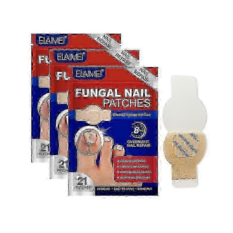 1/2/3/4/5Pcs Toenail Fungus Patch Waterproof Nail Repair Patches Nail Ingrown Correction Stickers for Discolored Or Damaged Nails