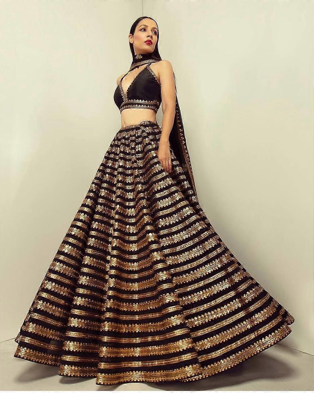 Fab Zone Woman's Party Wear Lehenga Choli With Dori And Sequence Work