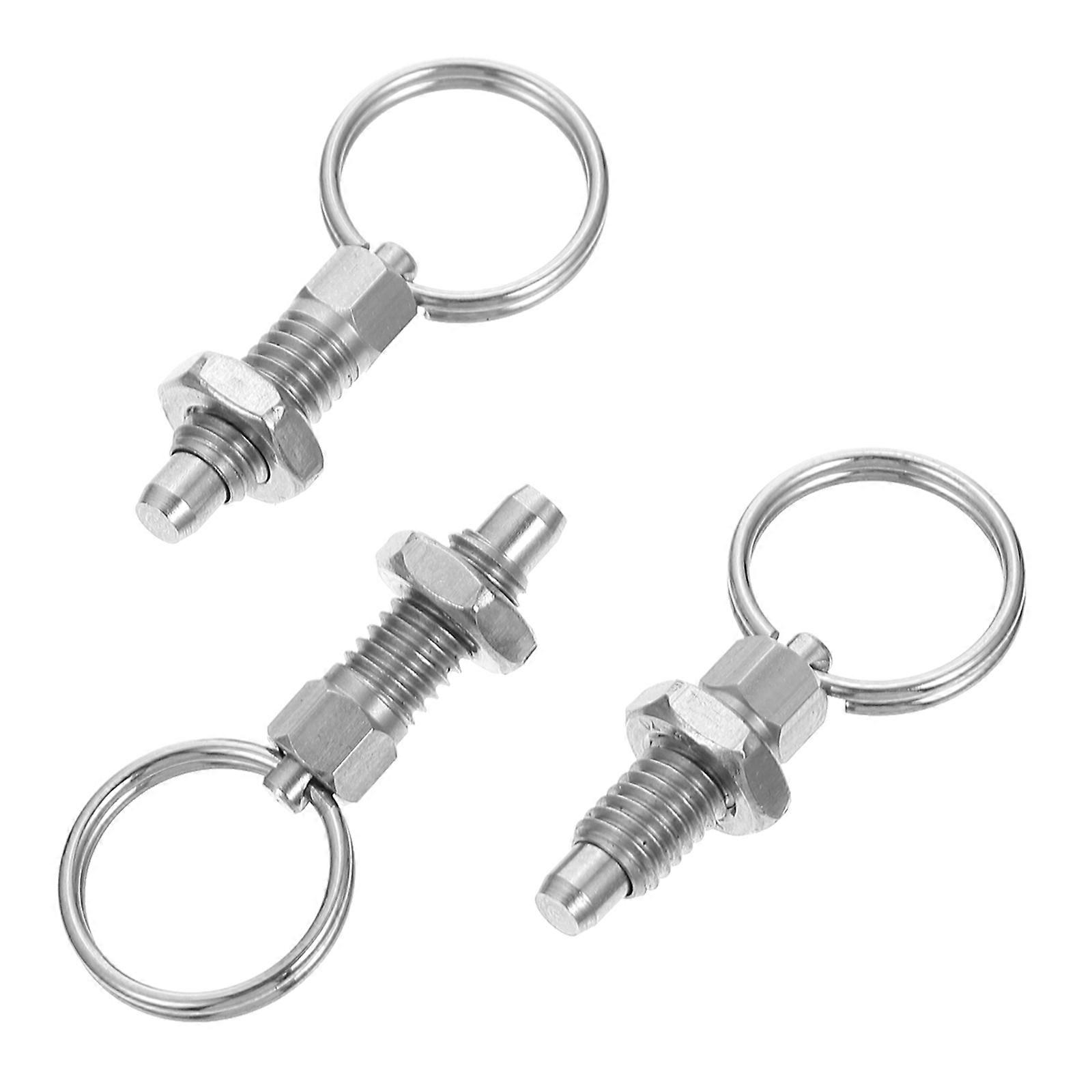 3Pcs Stainless Steel Spring Plunger For Mechanical Assembly Professionals Featuring Reliable Functionality