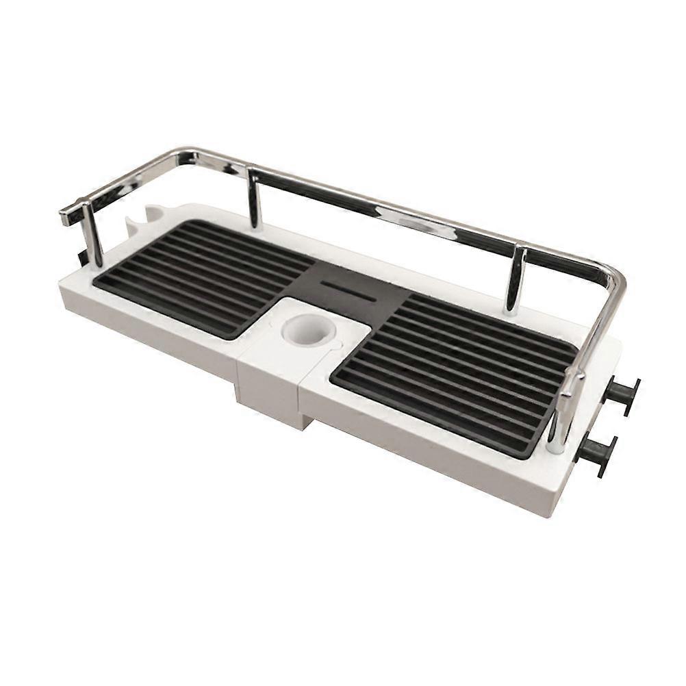 Non-Drilling Installation Shower Basket Plastic Square 30X12X6Cm Soap Storage Kitchen Accessories 1Set