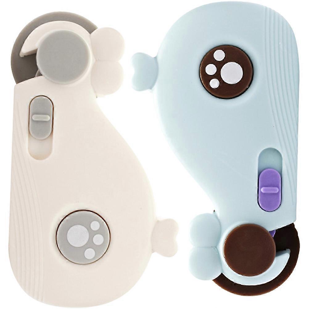 Child Safety Drawer Locks 2Pcs Whale Shape For Children Assorted Color Safety Protection